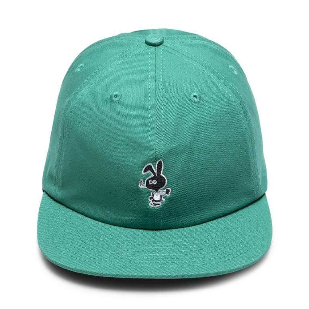 Bunny 6 Panel embroidery Cap CWFG バニー キャップ 帽子 White Green