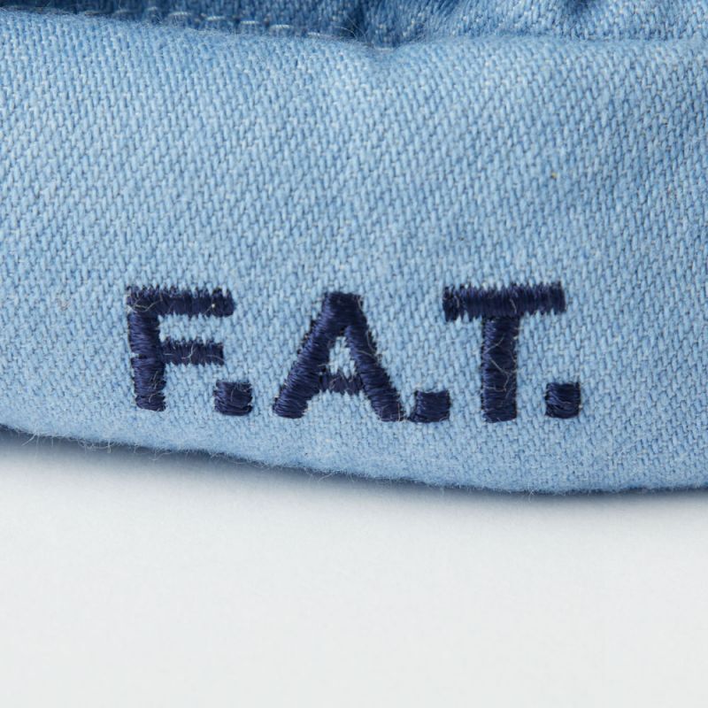 Leon 6 Panel Fisherman Denim Cap 6パネル キャップ フィッシャーマン 帽子 デニム Black Indigo