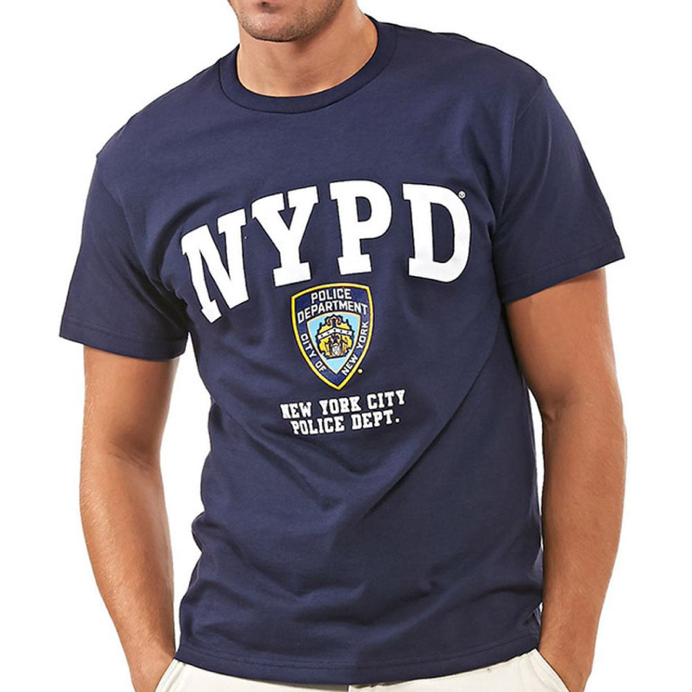 NYPD Logo S/S Official Tee オフィシャル ニューヨーク 市警察 半袖 Tシャツ Navy