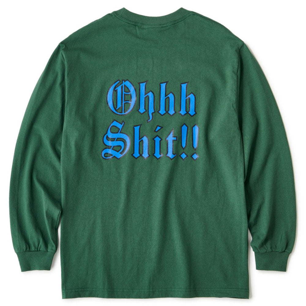 Get Bill L/S Tee 長袖 Tシャツ Green