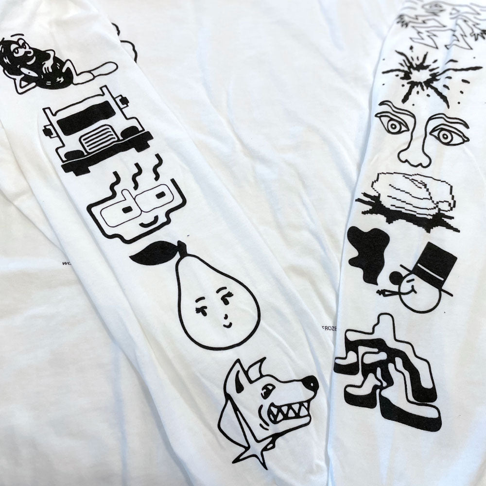 Frozen Goods Full Throttle L/S Tee 長袖 Tシャツ White