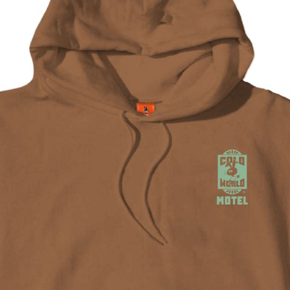 Frozen Goods Motel Bunny Sweat Hoodie モーテル バニー スウェット フーディー Saddle Brown