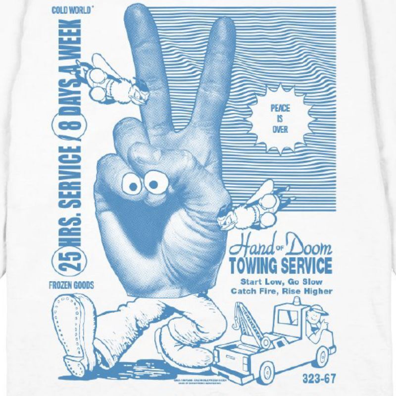 Frozen Goods Hand Of Doom L/S Tee 長袖 Tシャツ White