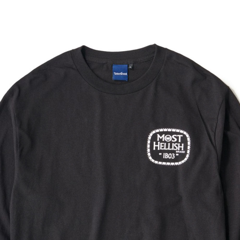 Drunker L/S Tee 長袖 Tシャツ Black