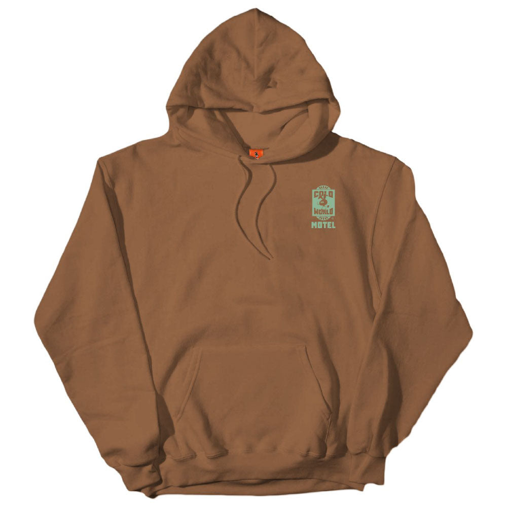 Frozen Goods Motel Bunny Sweat Hoodie モーテル バニー スウェット フーディー Saddle Brown