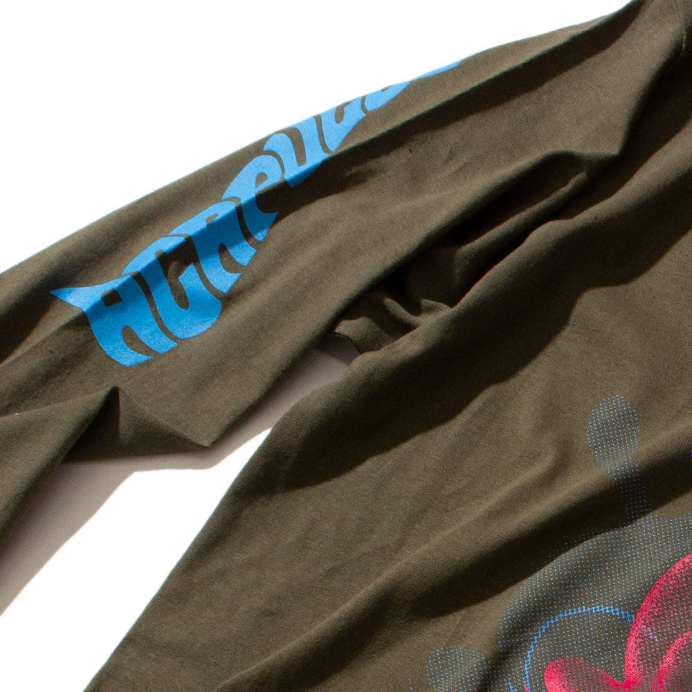 Are You Experienced L/S Tee ロングスリーブ ロンT 長袖 Tシャツ Olive Green