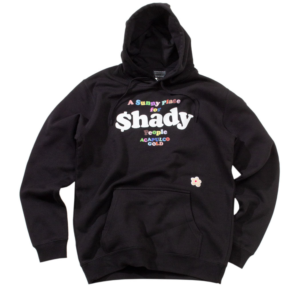 Shady Pullover Hoodie プルオーバー スウェット フーディー パーカー サガラ ワッペン Black