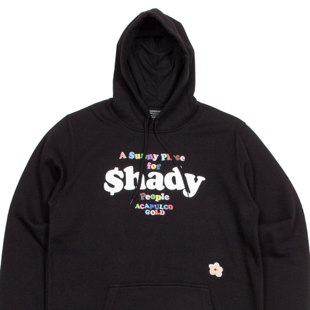 Shady Pullover Hoodie プルオーバー スウェット フーディー パーカー サガラ ワッペン Black
