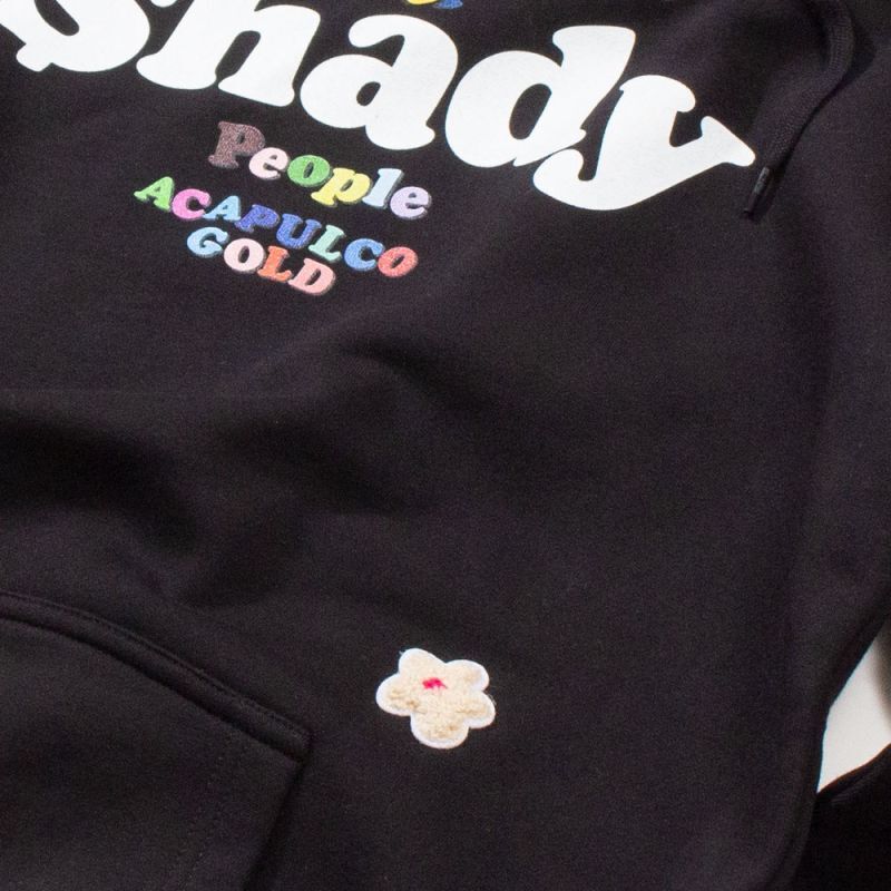 Shady Pullover Hoodie プルオーバー スウェット フーディー パーカー サガラ ワッペン Black