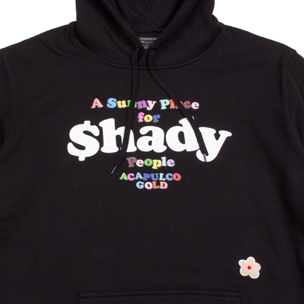 Shady Pullover Hoodie プルオーバー スウェット フーディー パーカー サガラ ワッペン Black