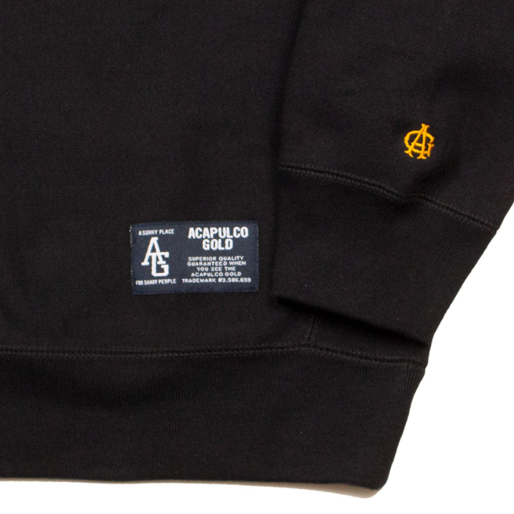 AG League Crewneck Sweat Shirt クルーネック スウェット カレッジ スウェット Black