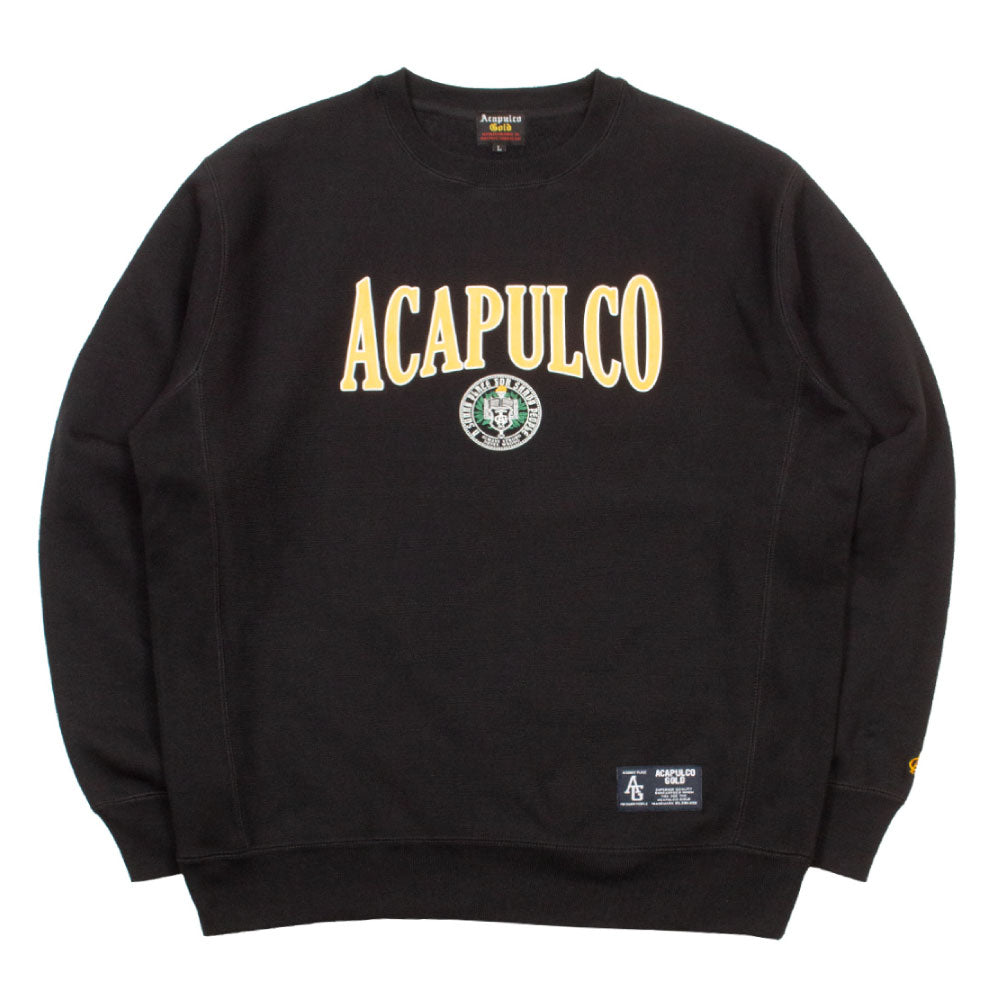 AG League Crewneck Sweat Shirt クルーネック スウェット カレッジ スウェット Black