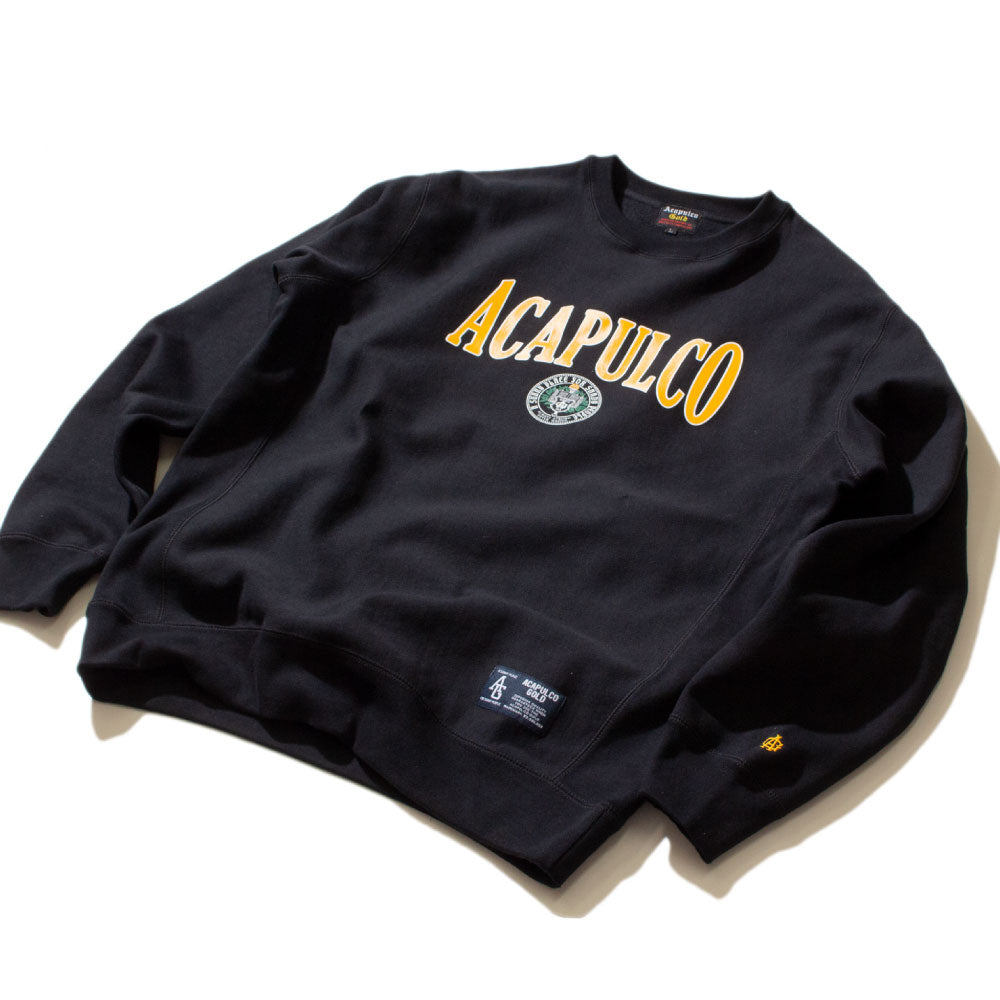 AG League Crewneck Sweat Shirt クルーネック スウェット カレッジ スウェット Black