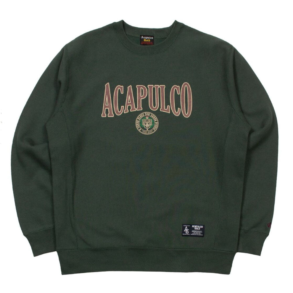 AG League Crewneck Sweat Shirt クルーネック スウェット カレッジ スウェット Green