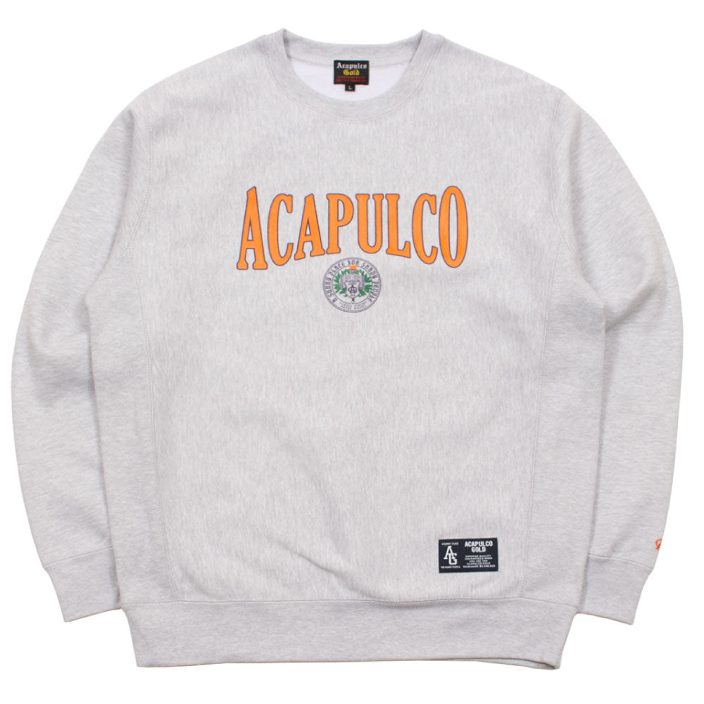 AG League Crewneck Sweat Shirt クルーネック スウェット カレッジ スウェット Gray