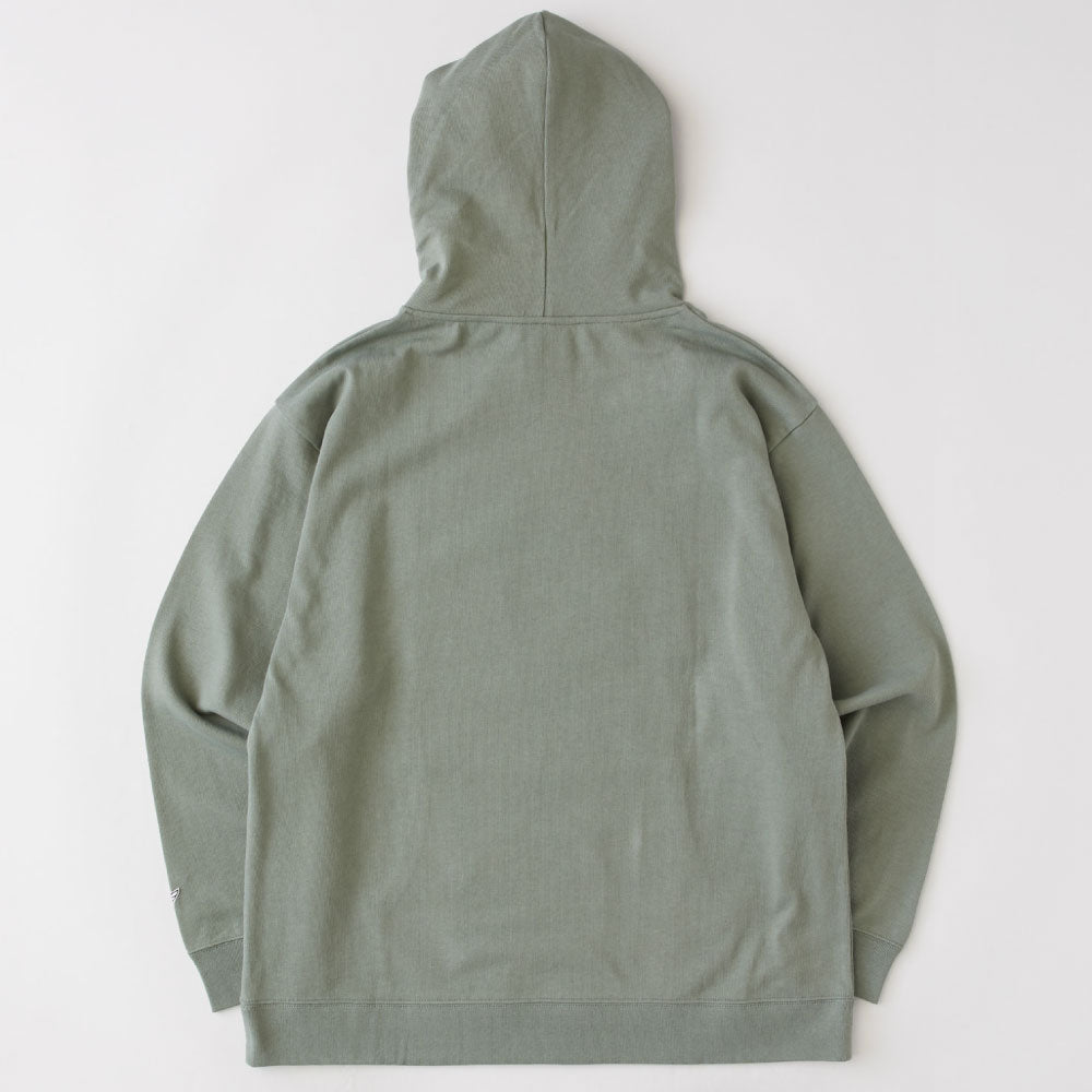 × FOS × Sb M.F. "CABIN-P" Cut & Saw Hoodie トリプル コラボ カットソー パーカー Heroin Skateboards 13oz Green