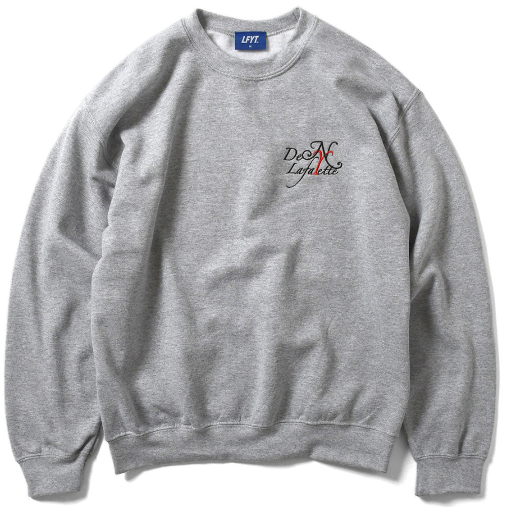 × Den Souvenir Magazine Logo Crewneck Sweatshirt デン スーベニア マガジン ロゴ クルーネック スウェット Heather Gray