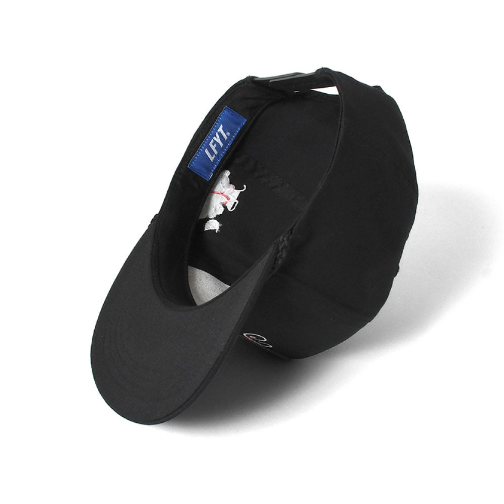 × Den Souvenir Magazine Logo Flat Visor 5 Panel Cap デン スーベニア マガジン ロゴ パネル キャップ 帽子 Black