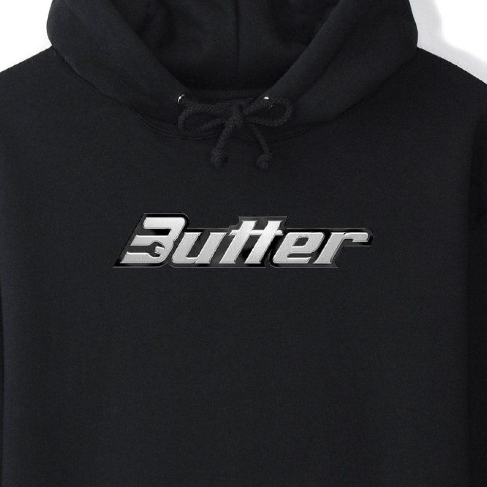 Wrench Logo Pullover Sweat Hoodie レンチ ロゴ プルオーバー スウェット フーディー Black