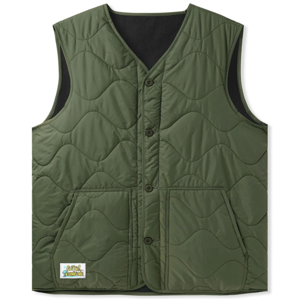 Gore Reversible Vest リバーシブル ベスト Olive Green Black