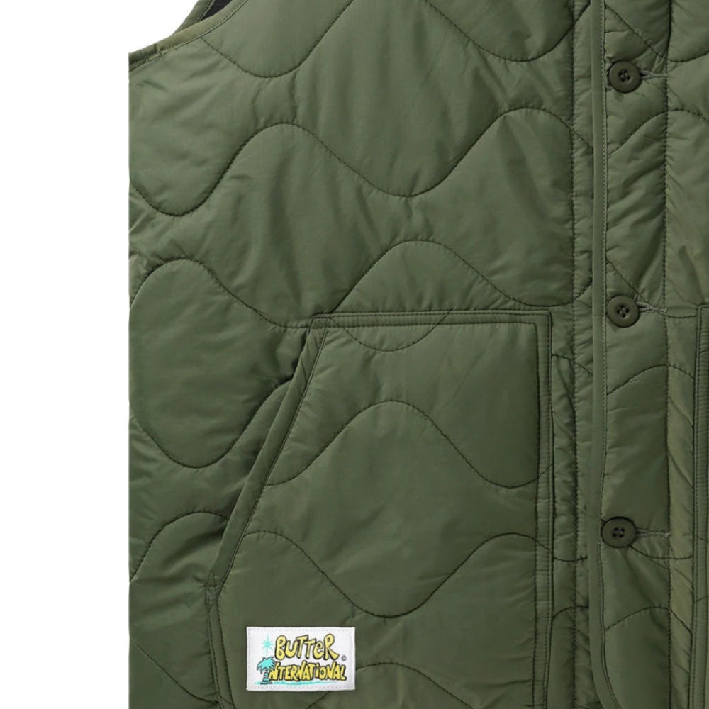 Gore Reversible Vest リバーシブル ベスト Olive Green Black