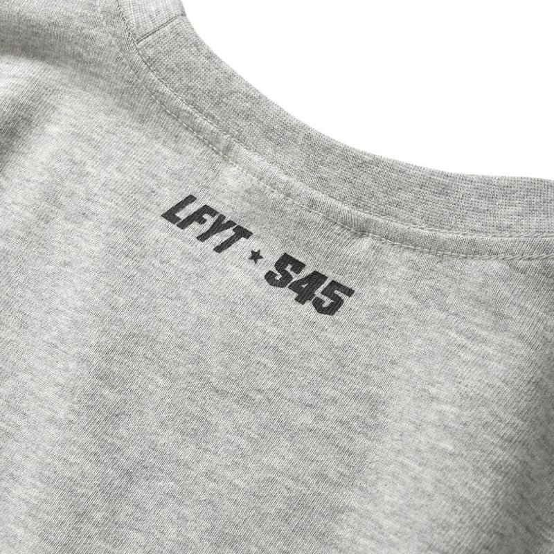 × Pop Smoke × S45 Woo L/S Tee ポップ・スモーク 長袖 Tシャツ Grey