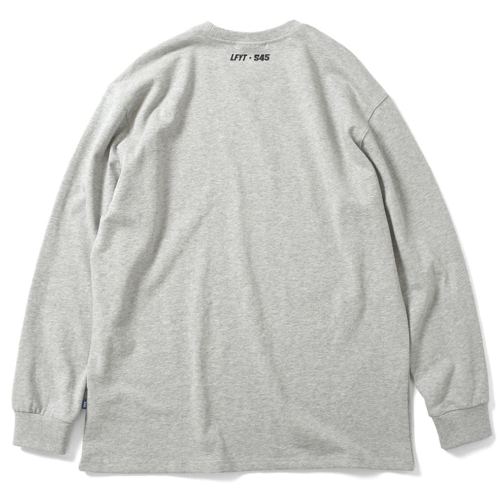 × Pop Smoke × S45 Woo L/S Tee ポップ・スモーク 長袖 Tシャツ Grey