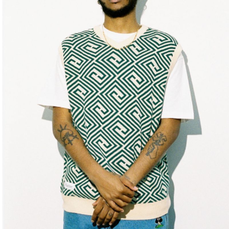 Athena Knit Vest ニット ベスト Cream
