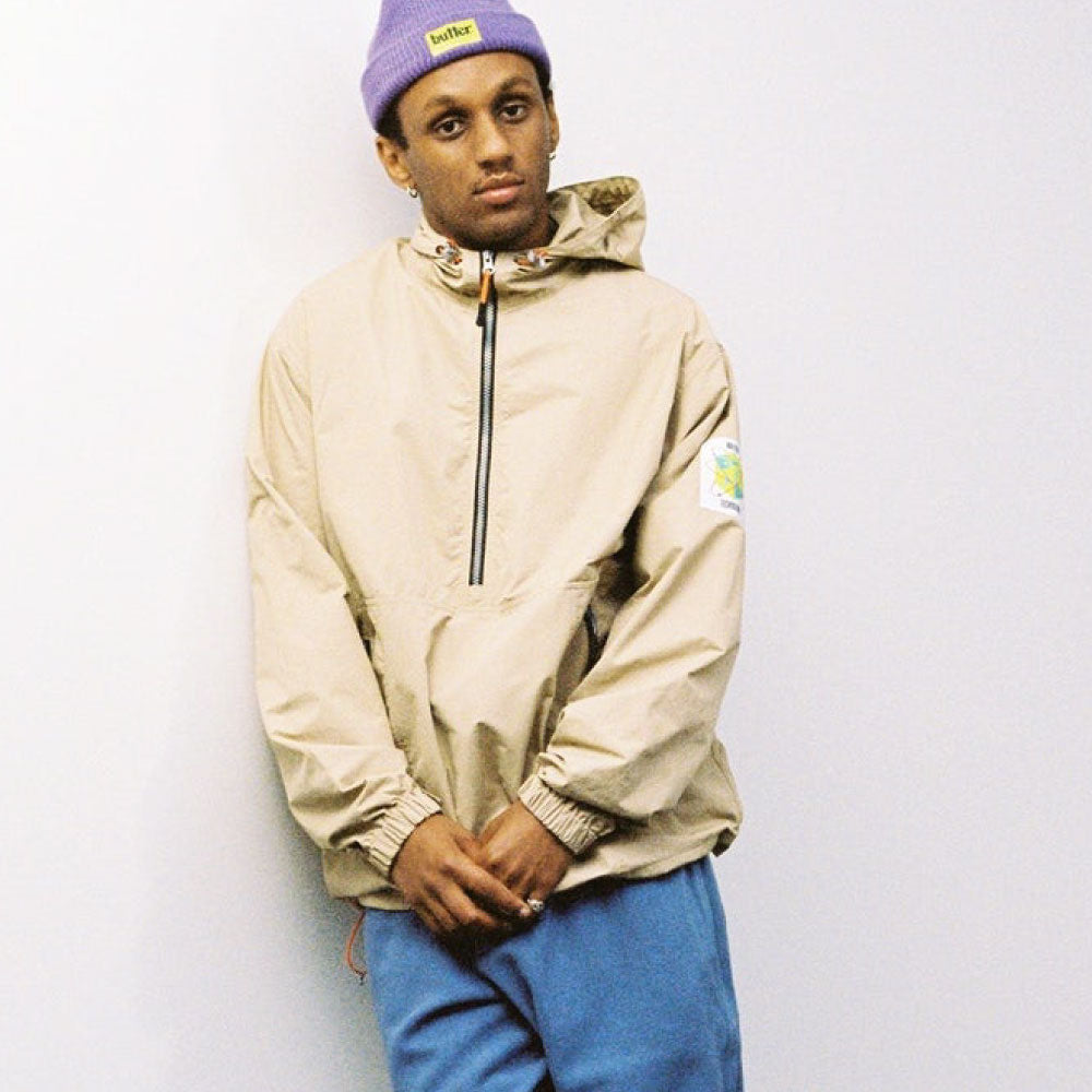 Spray Pullover Nylon Jacket スプレー プルオーバー ジャケット Khaki