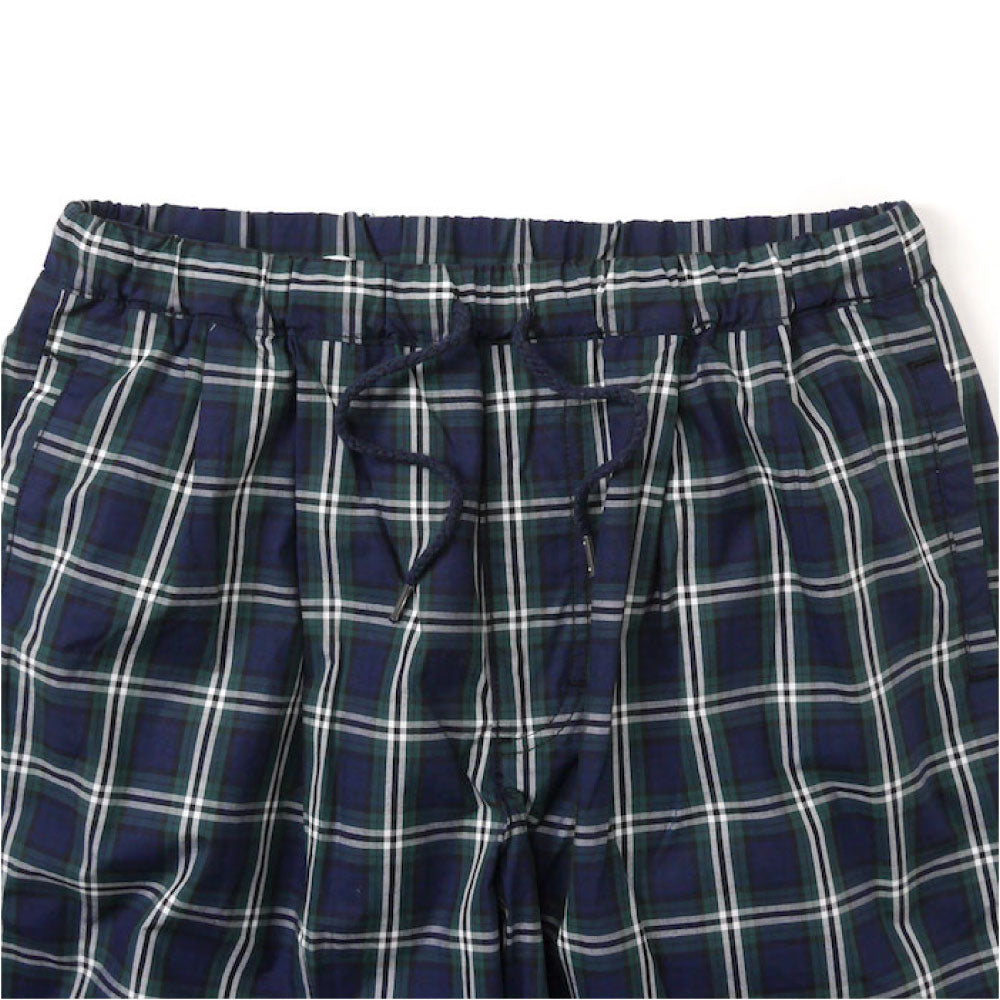 Patterned Pajama Pants チェック パターン パジャマ パンツ プレイド Navy
