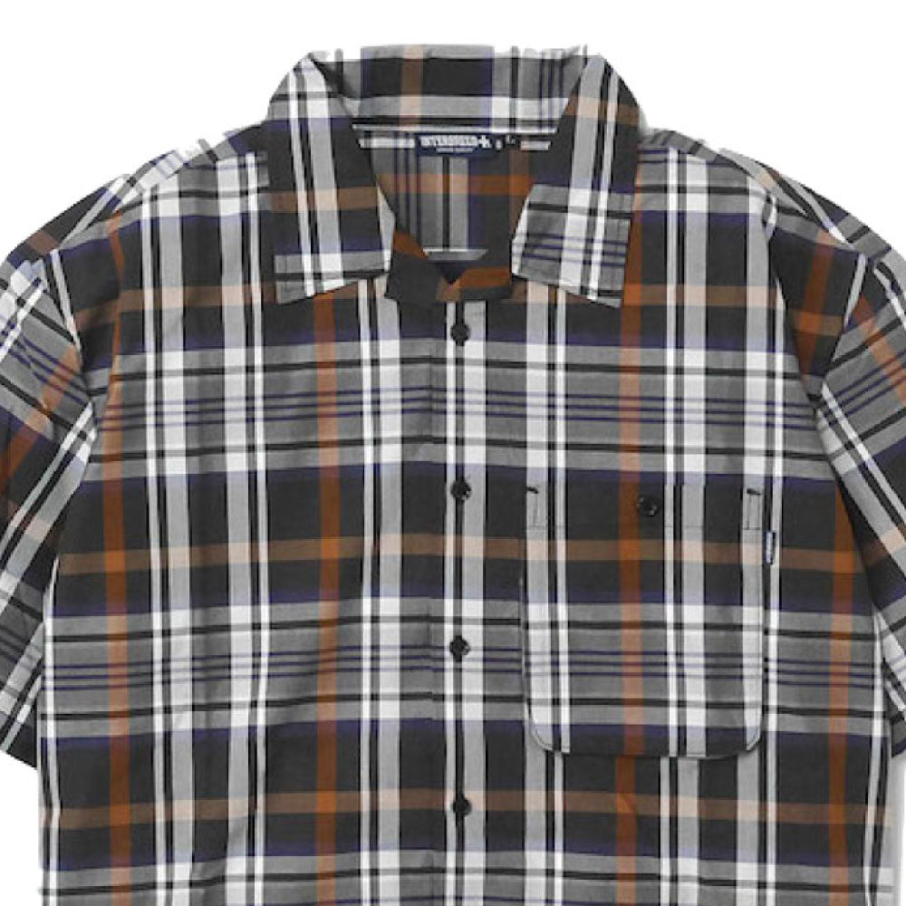 Patterned Pajama Shits チェック パターン パジャマ シャツ プレイド Brown Plaid