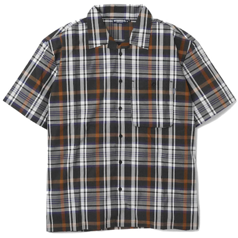 Patterned Pajama Shits チェック パターン パジャマ シャツ プレイド Brown Plaid