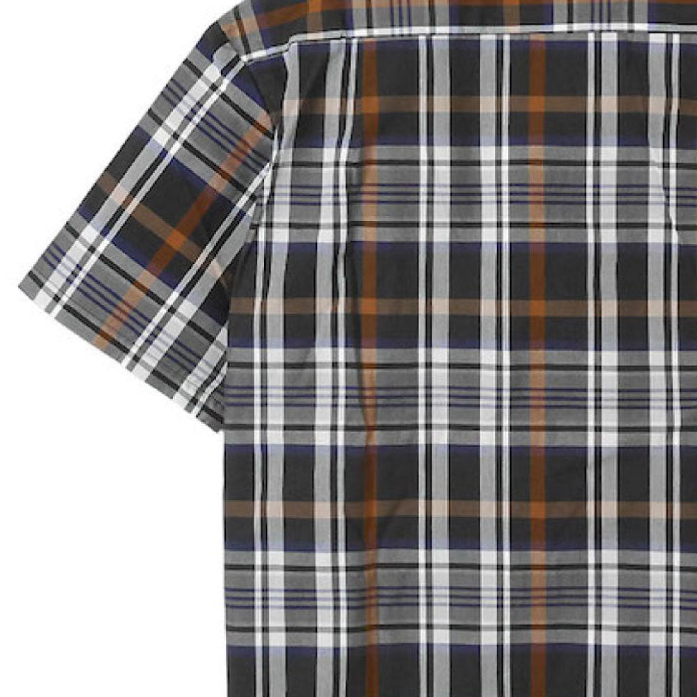 Patterned Pajama Shits チェック パターン パジャマ シャツ プレイド Brown Plaid