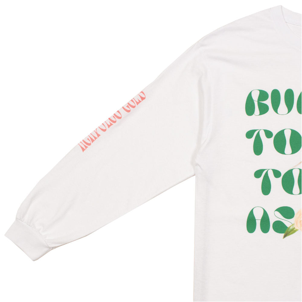 Mellow L/S Tee ロングスリーブ ロンT 長袖 Tシャツ White