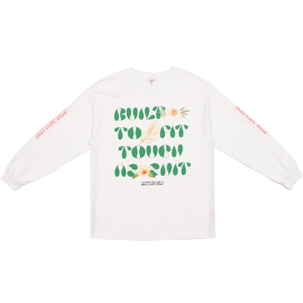 Mellow L/S Tee ロングスリーブ ロンT 長袖 Tシャツ White