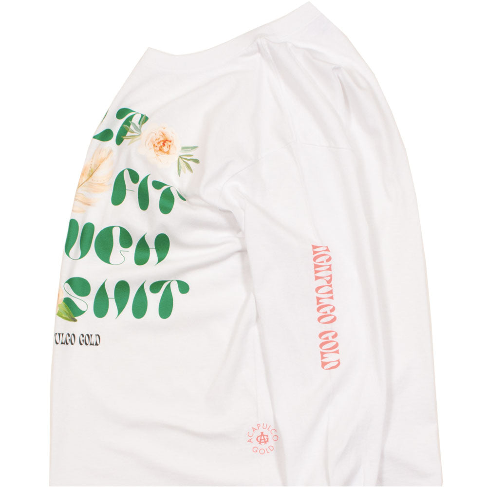 Mellow L/S Tee ロングスリーブ ロンT 長袖 Tシャツ White