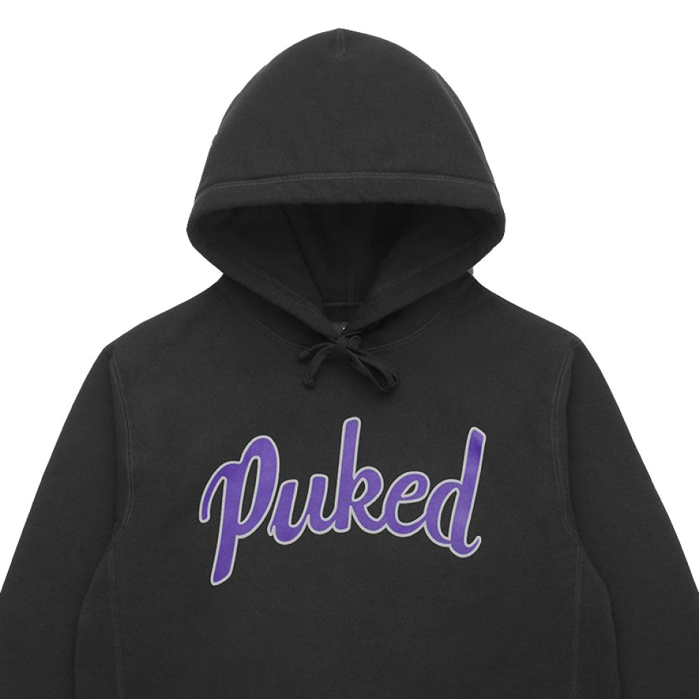 Pucked Pullover Sweat Hoodie ヘビー ウェイト プルオーバー スウェット フーディ Black