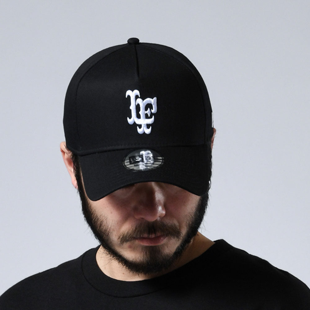 × New Era Flame LF Logo 9Forty A-Frame ニューエラ キャップ 帽子