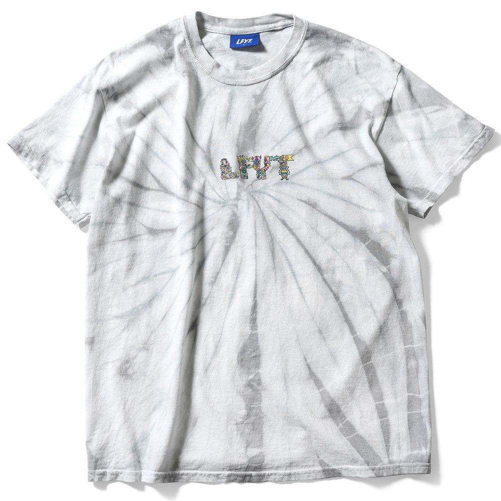 × Fritilldea …And Kindness To All Tie Dyed S/S Tee フリティルディア タイダイ 半袖 Tシャツ Silver