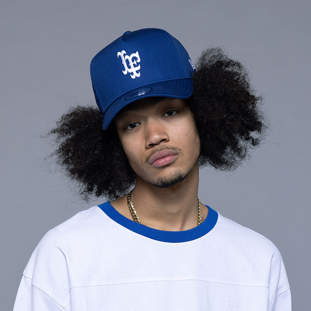 × New Era Flame LF Logo 9Forty A-Frame ニューエラ キャップ 帽子