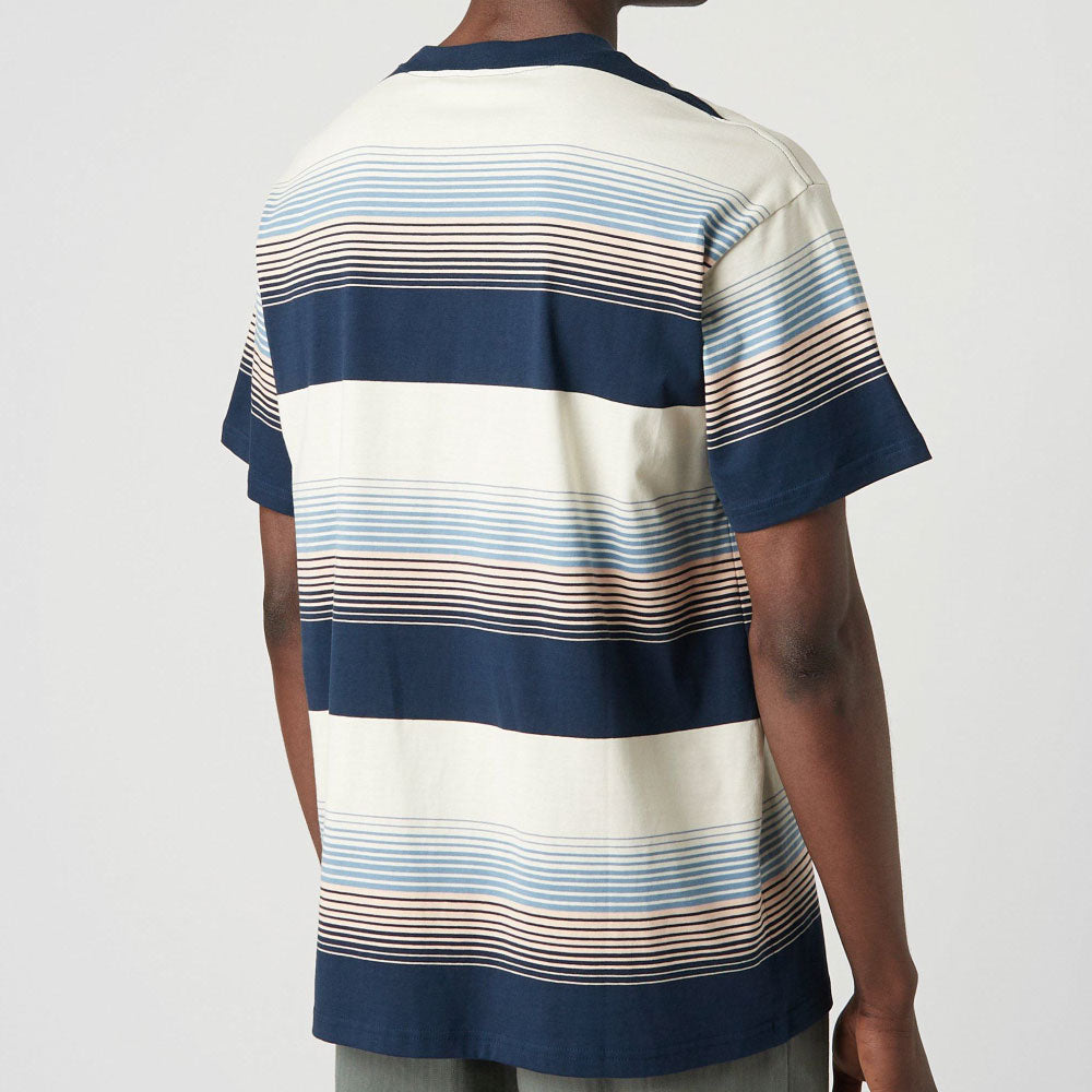 Hanmore Stripe S/S Border Tee ボーダー ルーズ フィット 半袖 Tシャツ