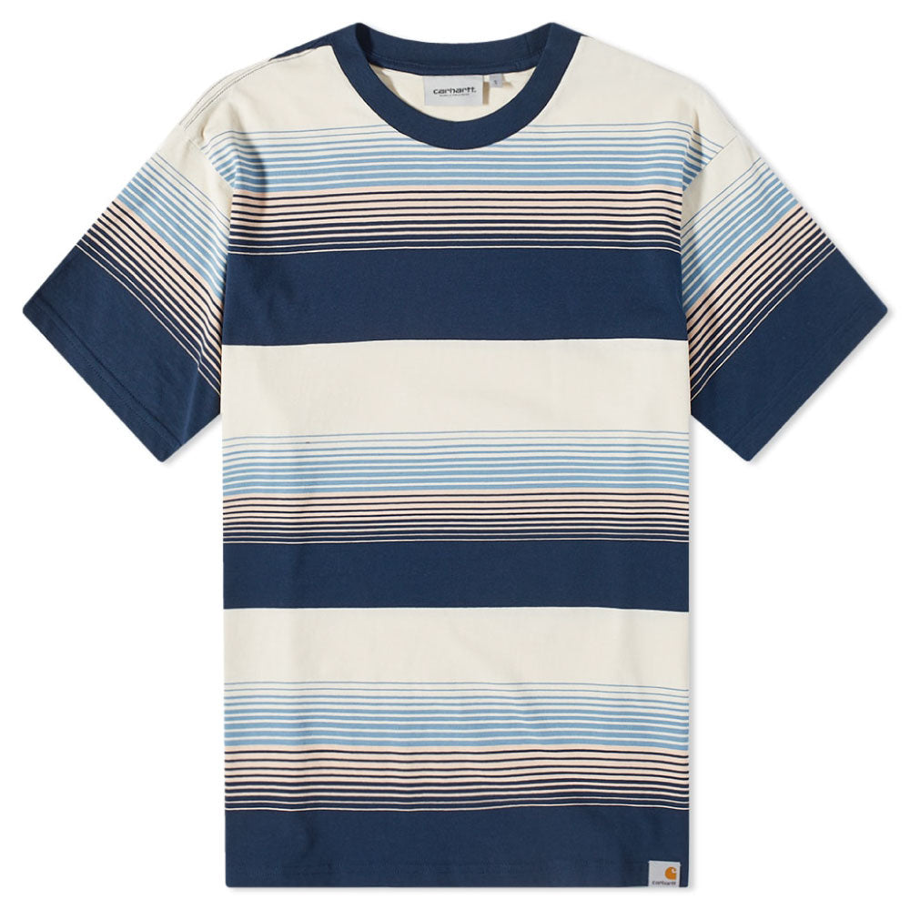 Hanmore Stripe S/S Border Tee ボーダー ルーズ フィット 半袖 Tシャツ