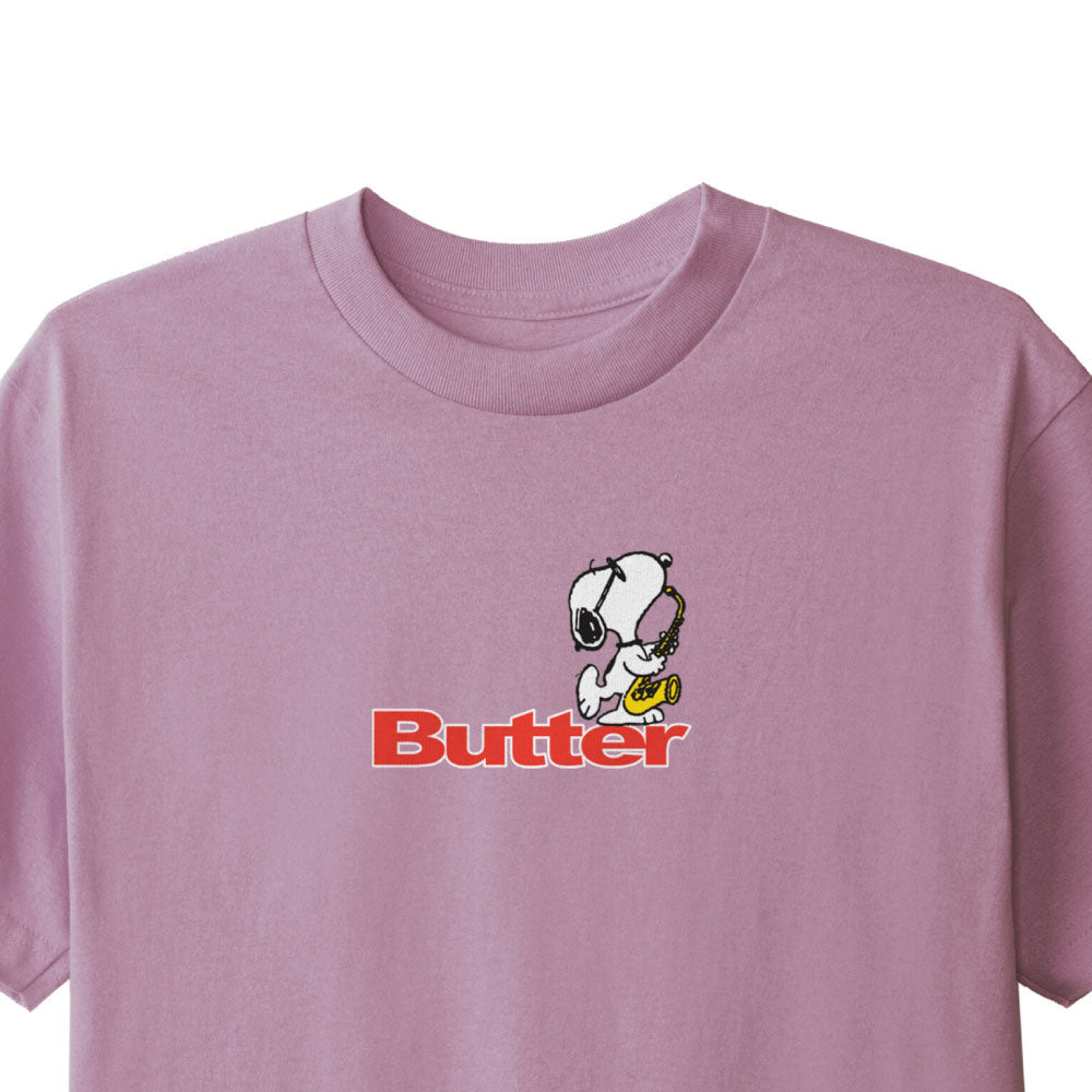 X Peanuts Jazz Tee Berry ピーナッツ 半袖 ジャズ Tシャツ