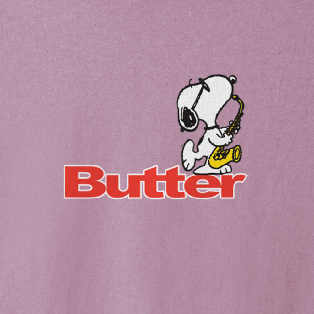 X Peanuts Jazz Tee Berry ピーナッツ 半袖 ジャズ Tシャツ