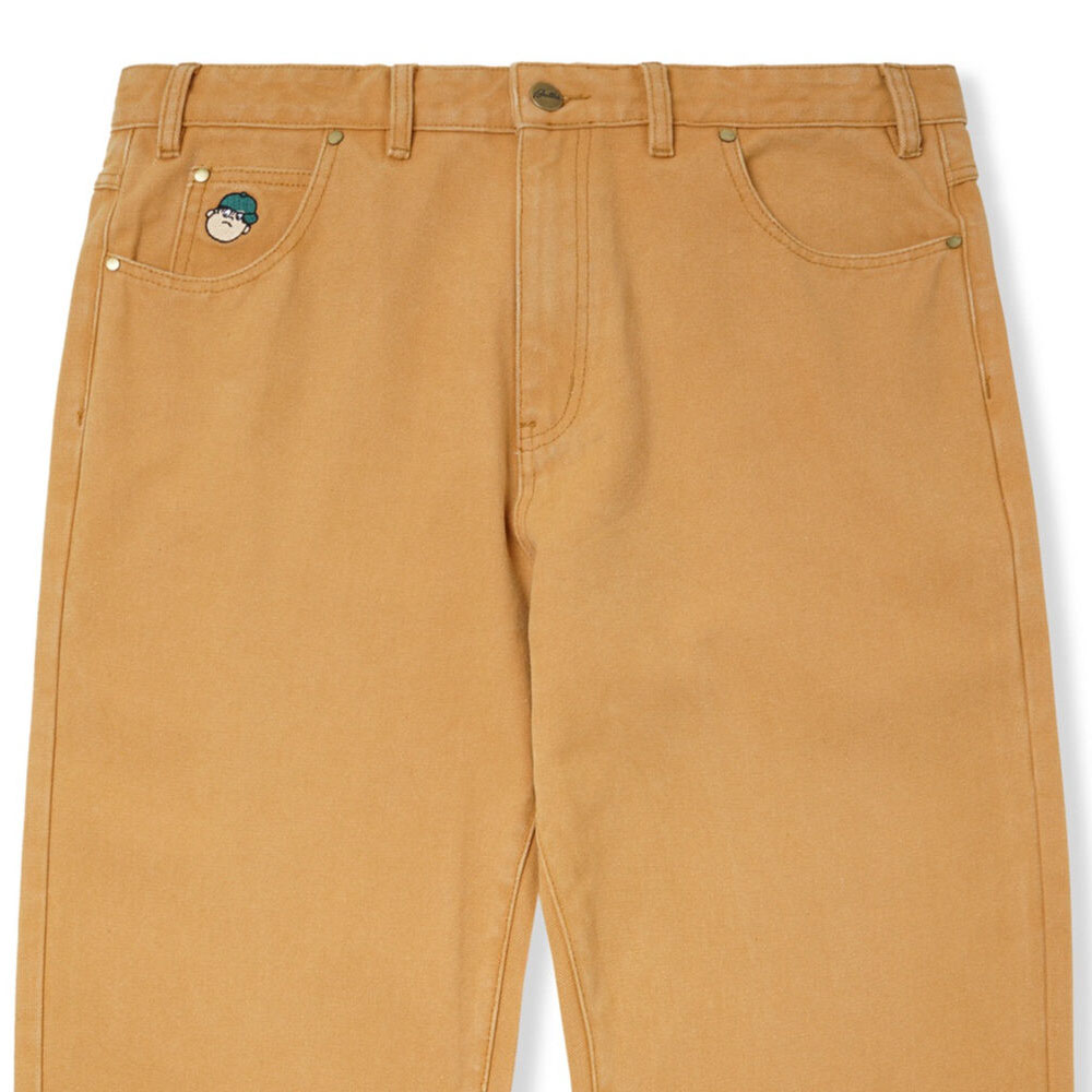 Santosuosso Denim Pants デニム ワーク パンツ Canvas Brown