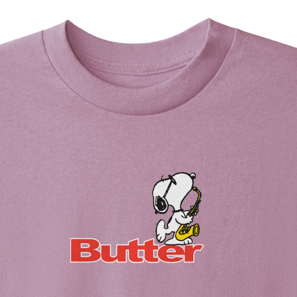 X Peanuts Jazz Tee Berry ピーナッツ 半袖 ジャズ Tシャツ