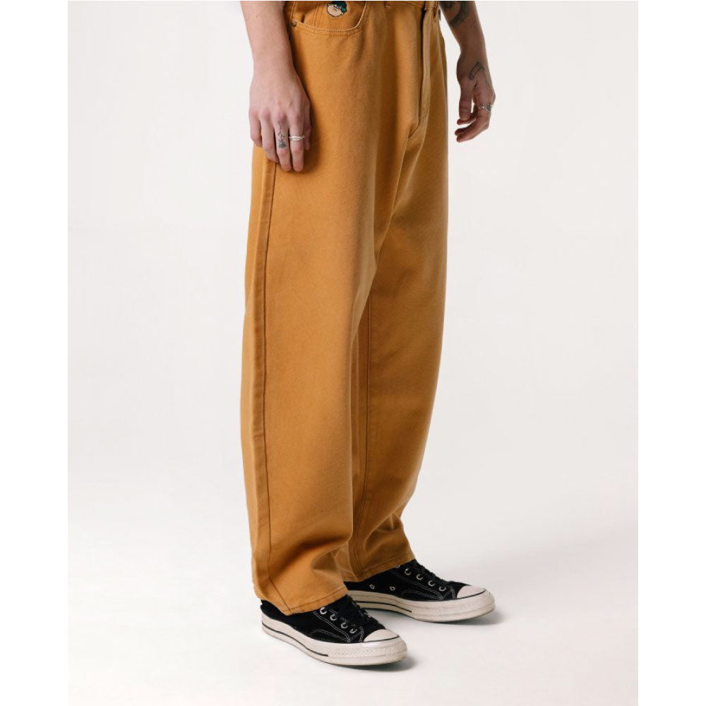 Santosuosso Denim Pants デニム ワーク パンツ Canvas Brown