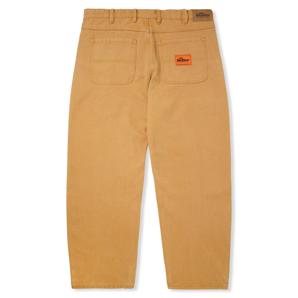 Santosuosso Denim Pants デニム ワーク パンツ Canvas Brown