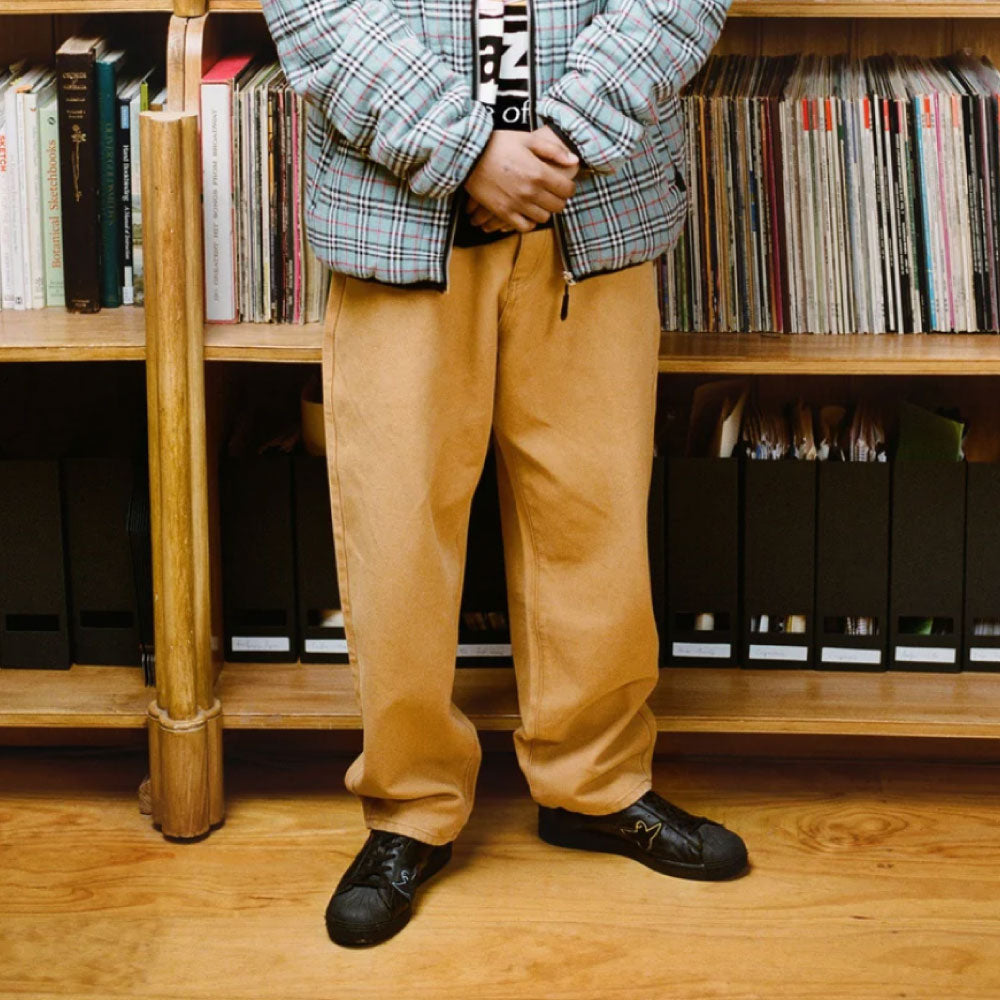 Santosuosso Denim Pants デニム ワーク パンツ Canvas Brown