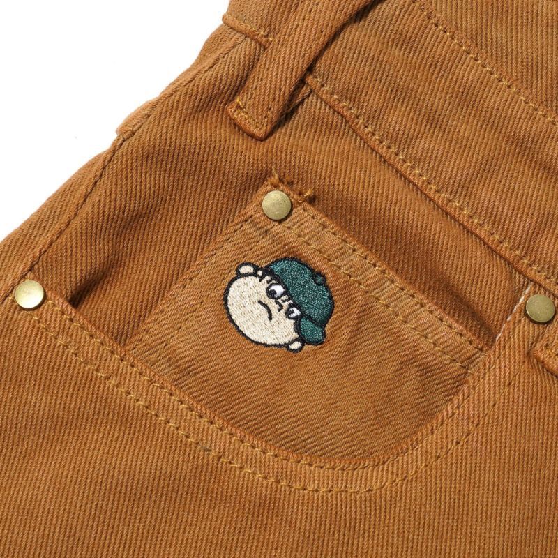 Santosuosso Denim Pants デニム ワーク パンツ Canvas Brown